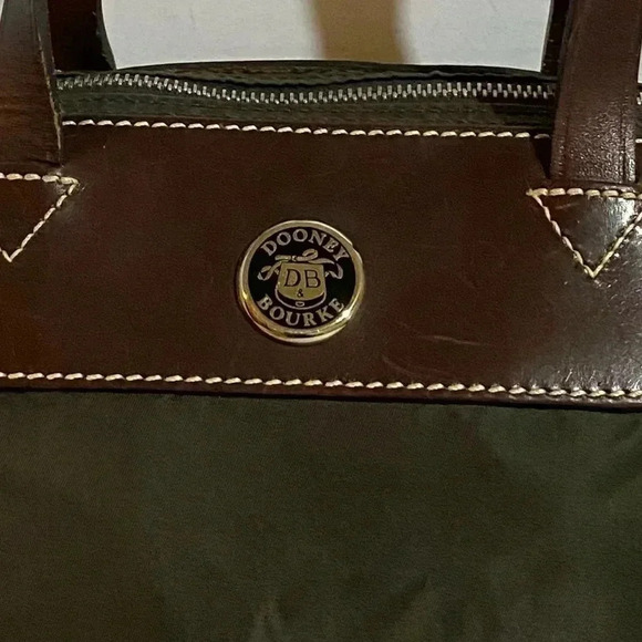 Dooney and Bourke mini green nylon tote bag - Picture 11 of 11